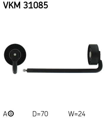 Napinák rebrovaného klinového remeňa SKF